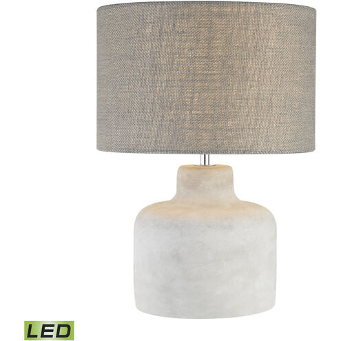 Rockport 17 inch 9 watt Polished Concrete Table Lamp Portable Light