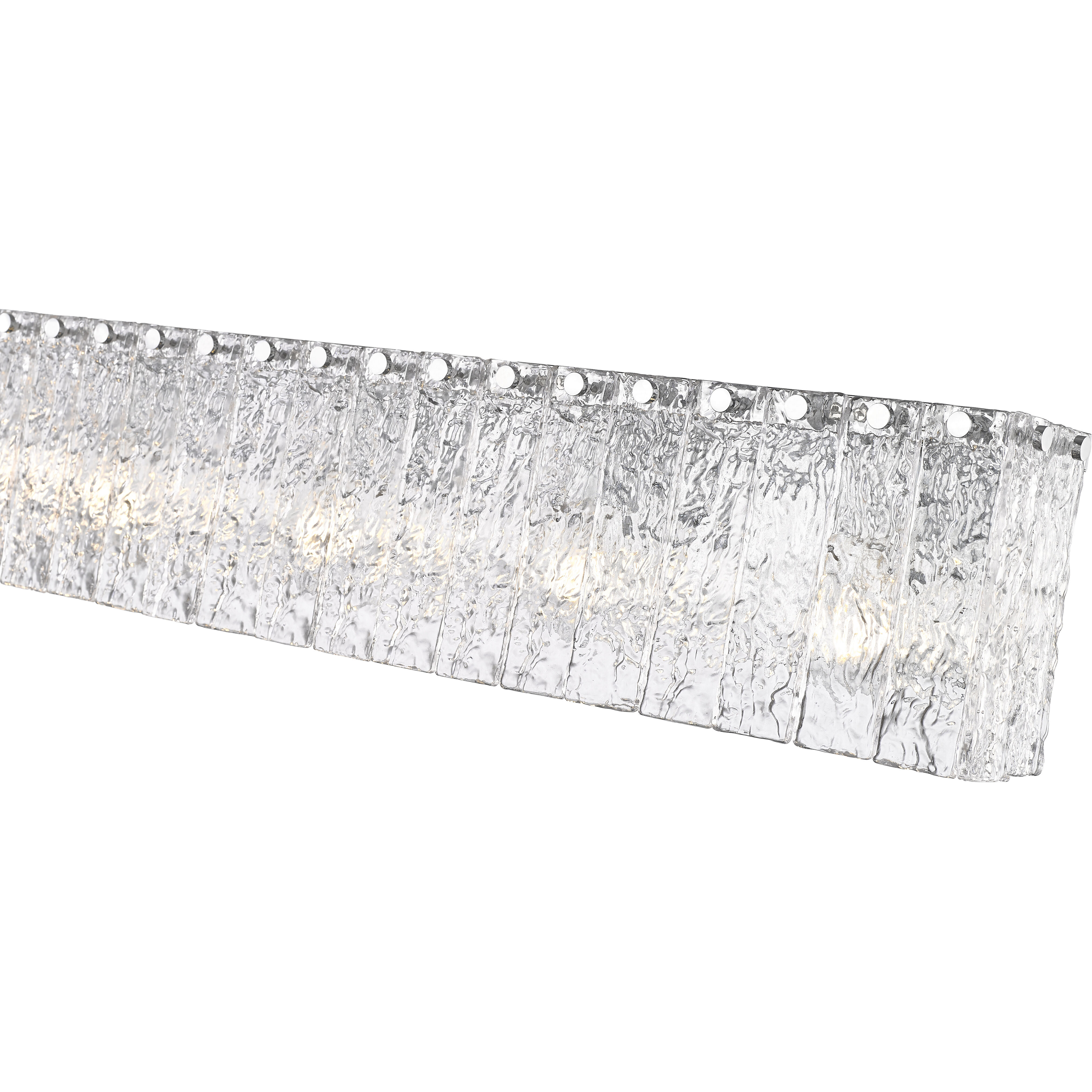 Glacier 5 Light 36.75 inch Chrome Vanity Wall Light