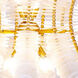 Gossamer 12 Light 32 inch Oxidized Gold Leaf Pendant Ceiling Light