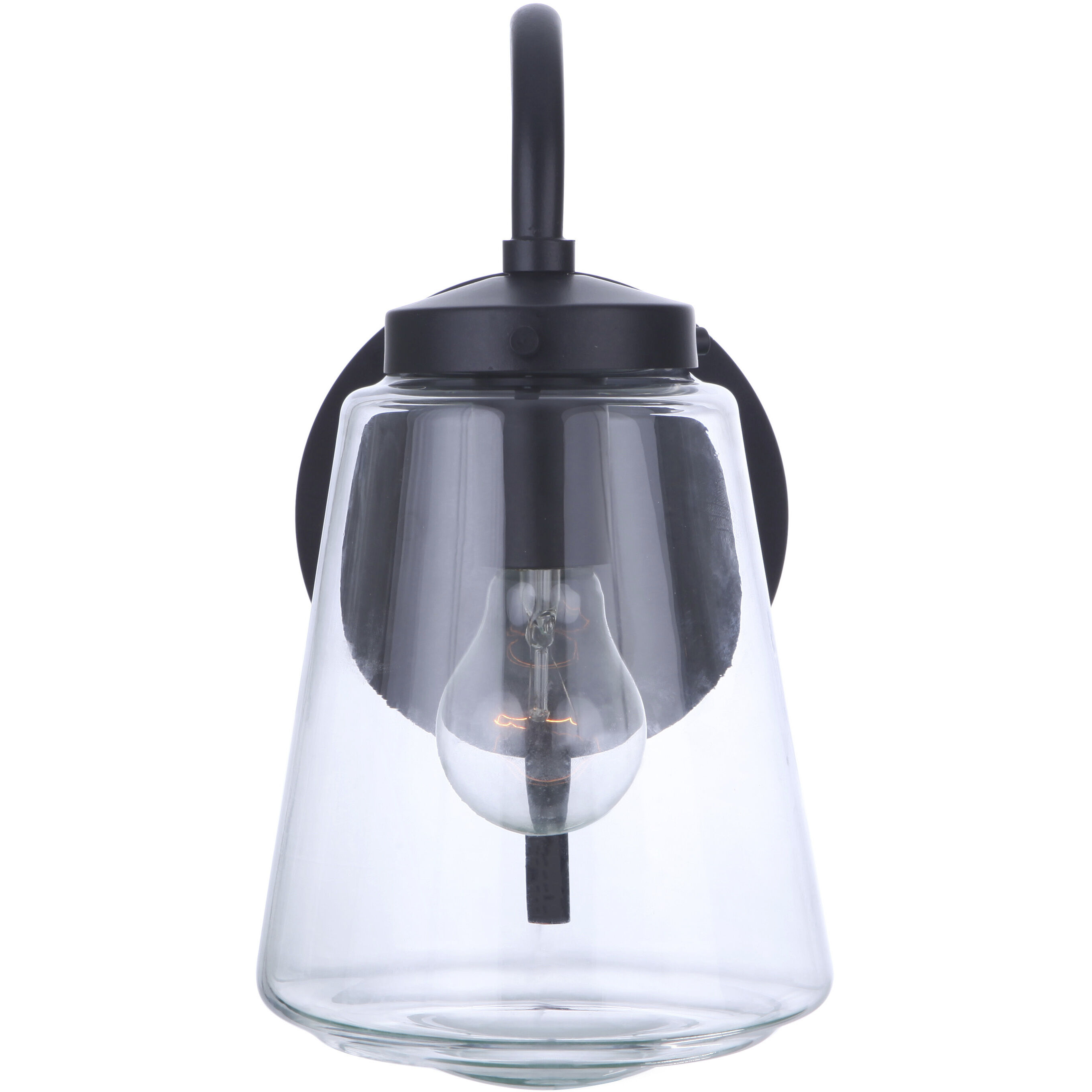 Laclede 1 Light 12 inch Midnight Outdoor Wall Mount, Small