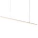 Stiletto LED 71.5 inch Bright Satin Aluminum Pendant Ceiling Light in Standard Suspension