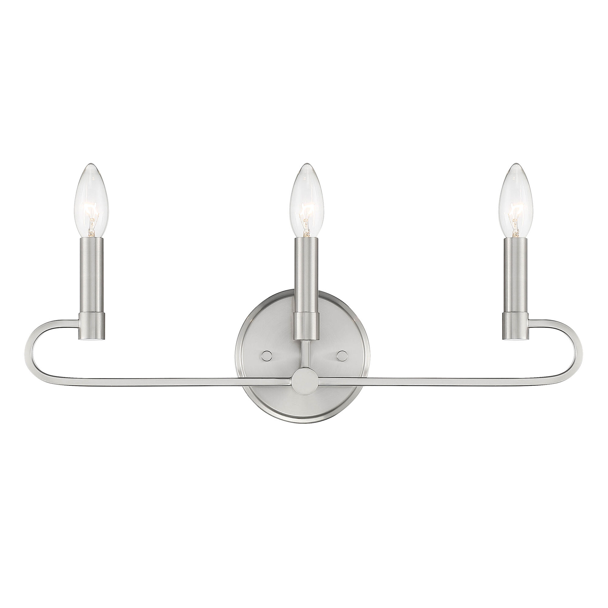 Summit 3 Light 20 inch Brushed Nickel Vanity Light Wall Light