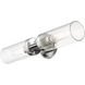 Ludlow 2 Light 4.25 inch Polished Chrome Vanity Sconce Wall Light