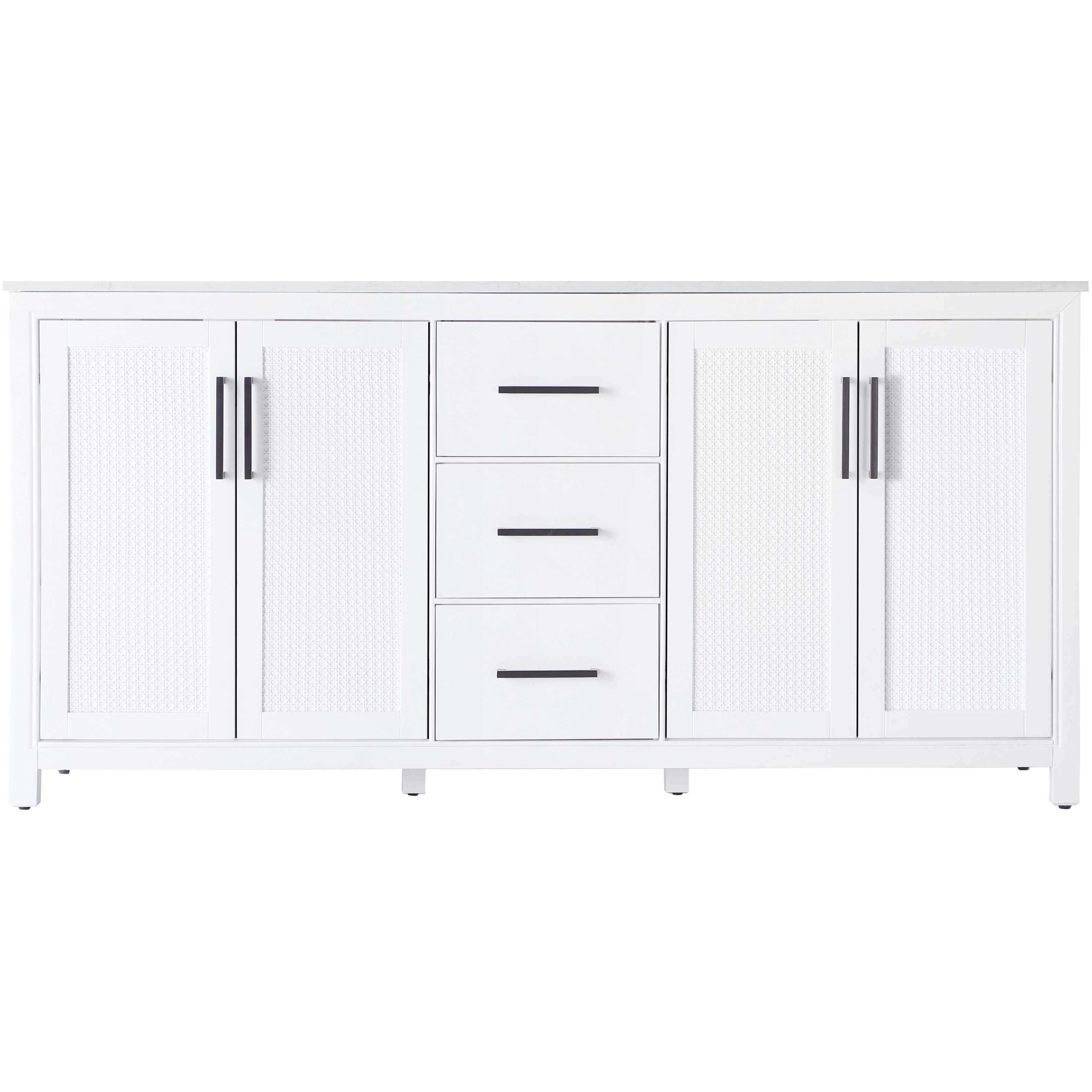 Alina 72 X 34 inch White Bathroom Vanity Cabinet