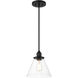 Barwell 1 Light 10 inch Coal Black Mini Pendant Ceiling Light