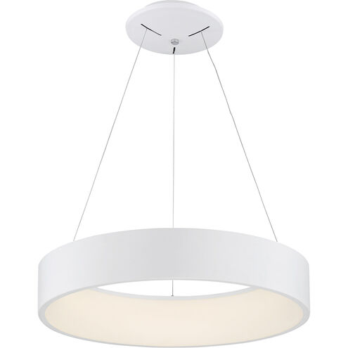 Orbit LED 23 inch White Pendant Ceiling Light