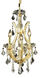 Maria Theresa 4 Light 12 inch Gold Pendant Ceiling Light in Clear, Royal Cut