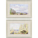 Placid/Repose / Sunrise/Serene Multi and Orange and Green and Blue Framed Art