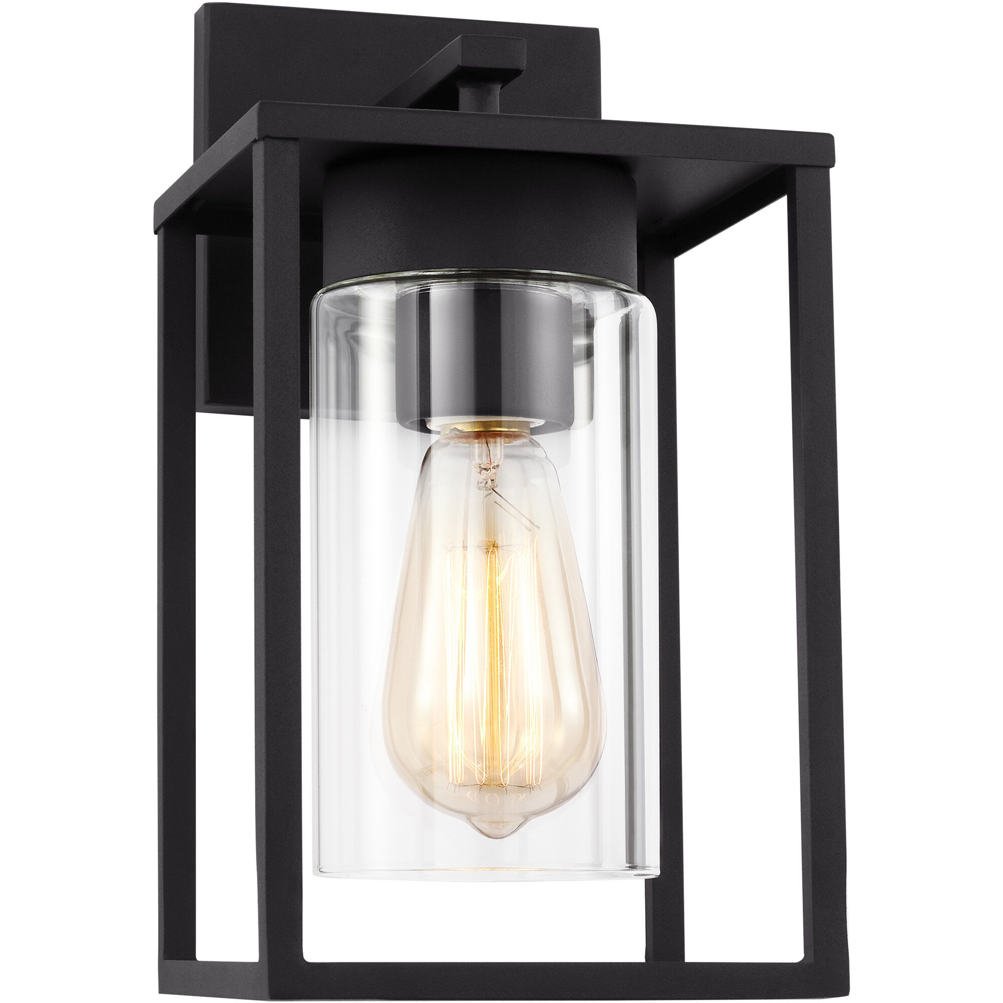 Vado 1 Light 12 inch Black Outdoor Wall Lantern