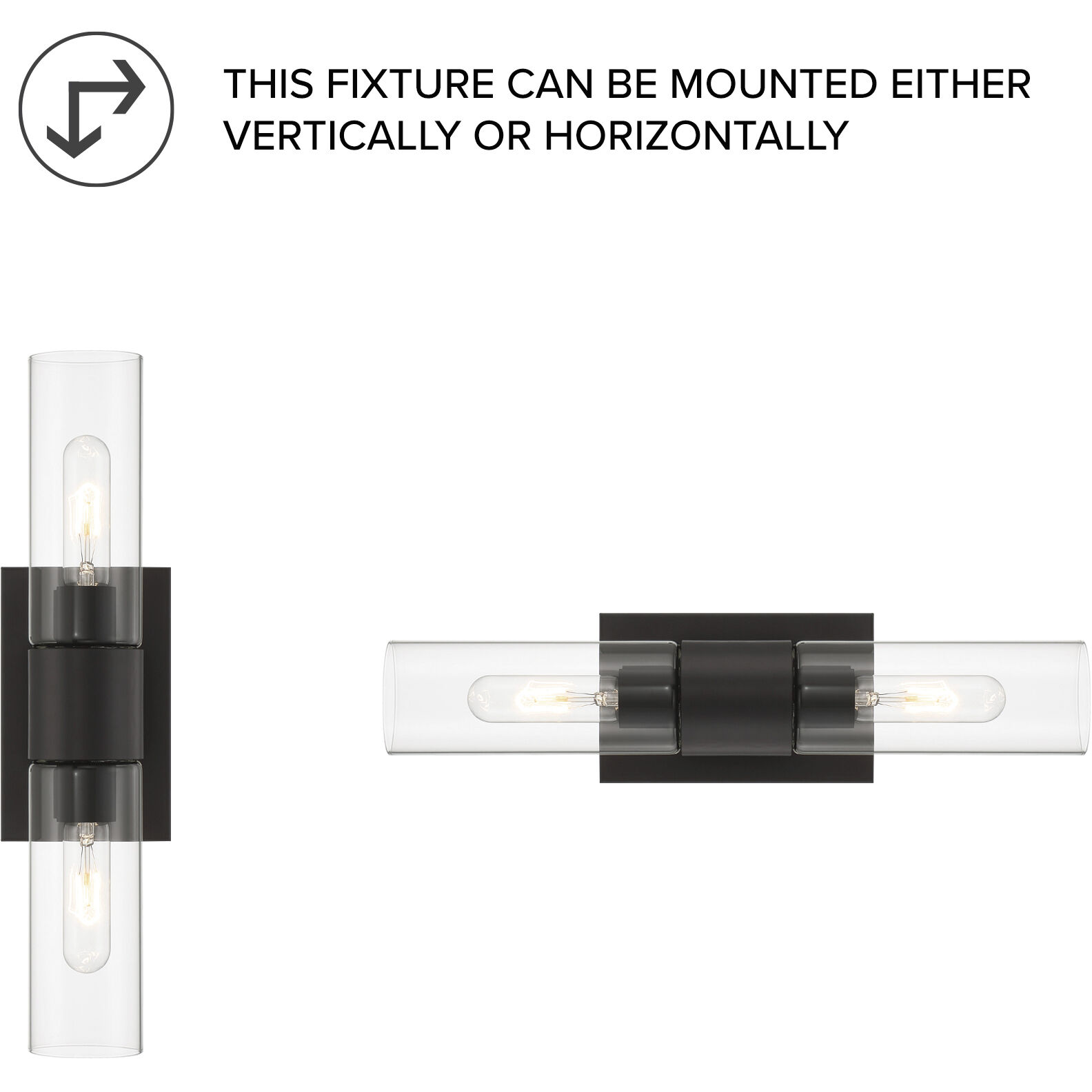 Anton 2 Light 4.5 inch Matte Black Wall Sconce Wall Light