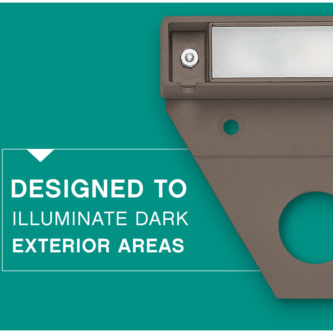 Nuvi 12v 1.90 watt Bronze Landscape Deck Sconce