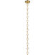 Marni LED 4.38 inch Natural Brass Pendant Ceiling Light