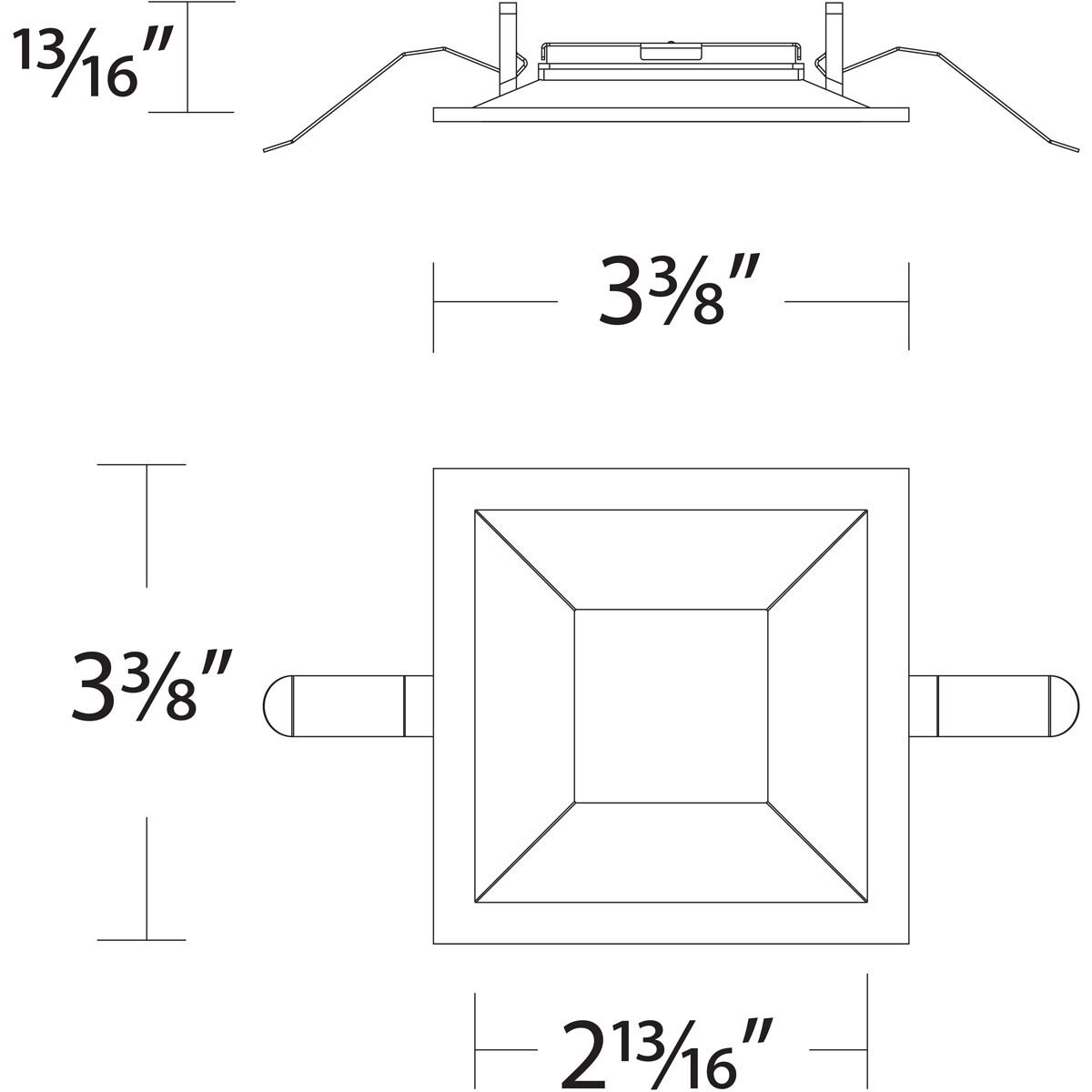 Ocularc LED White Recessed Trims