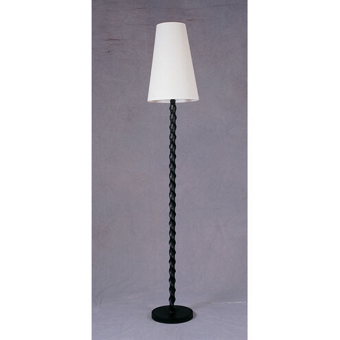 Fedor Black with White Table Lamp Portable Light