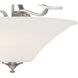 Treme 3 Light 20 inch Brushed Nickel Pendant Ceiling Light