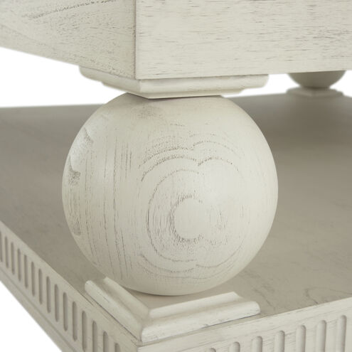 Bronte 54 X 54 inch Antique Brushed White Coffee Table