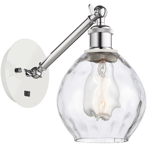 Ballston Waverly LED 6 inch White and Polished Chrome Sconce Wall Light