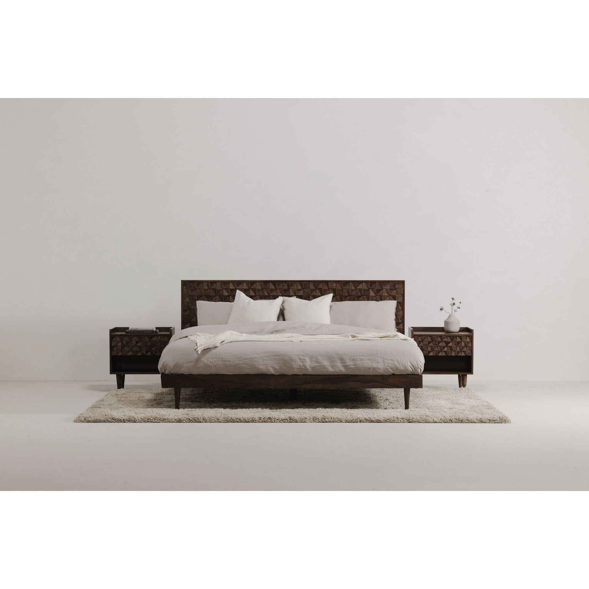 Pablo Brown Bed, King