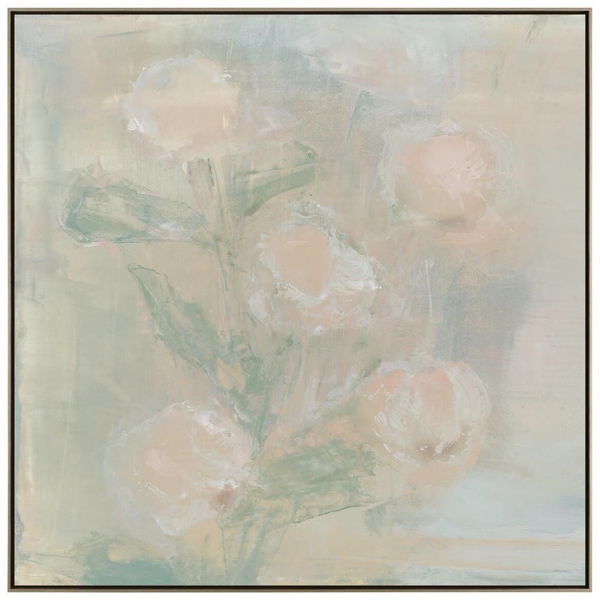 Carol Benson-Cobb's Fiori 41.12 X 41.12 inch Giclee, Fiori in Blush, Small