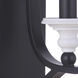 Esme 1 Light 4.53 inch Flat Black and Matte White Wall Sconce Wall Light