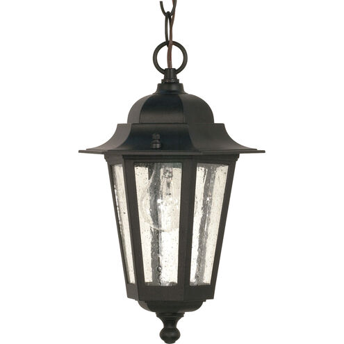 Cornerstone 1 Light 7 inch Textured Black Outdoor Hanging Lantern