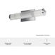 Holly Grove 2 Light 18 inch Chrome Vanity Light Wall Light, Small