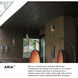 Aria LED 17 inch Black Outdoor Wall Mount Lantern
