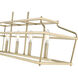 Nellita Island Chandelier Ceiling Light in Vintage Brass