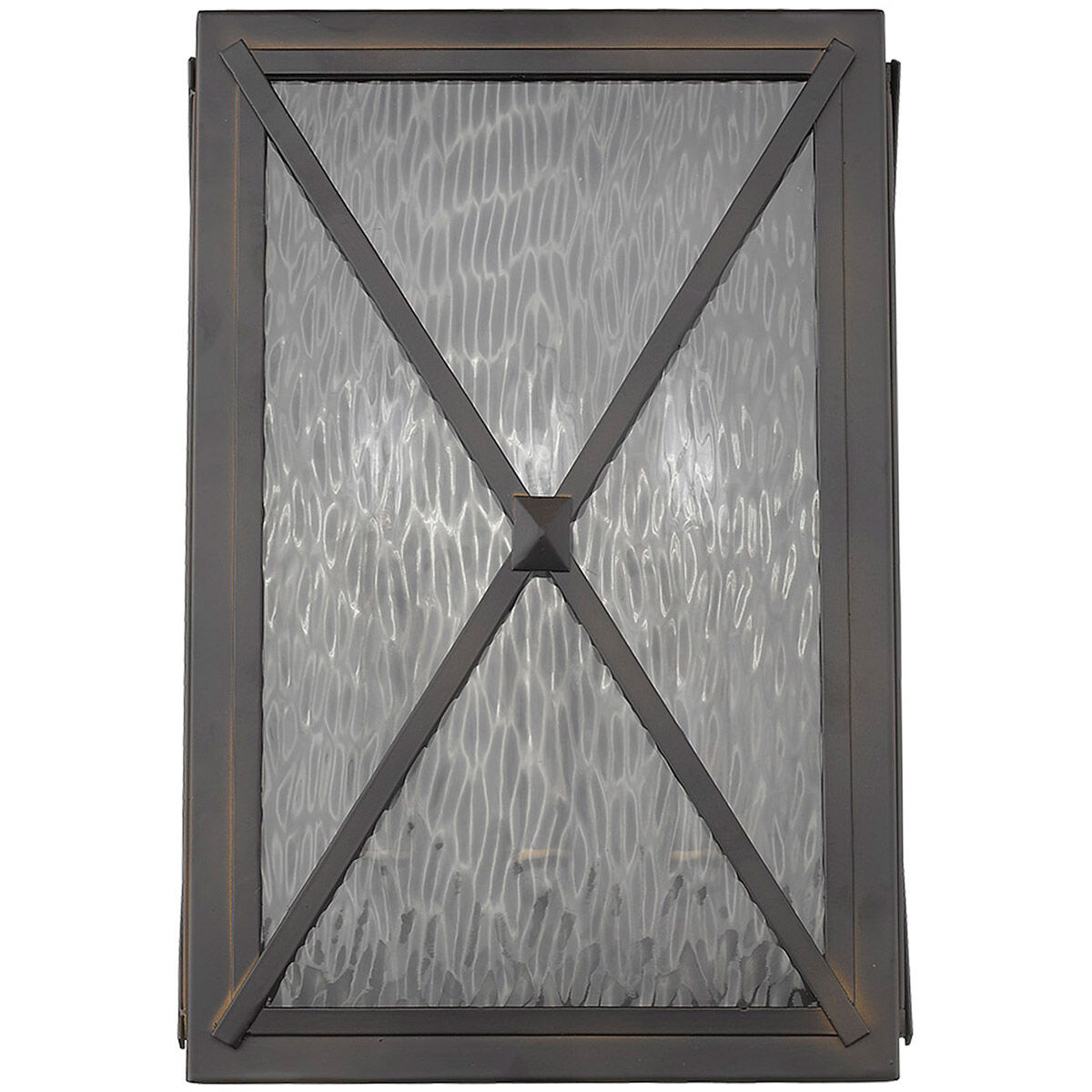 Brooklyn 3 Light 15 inch Oil-Rubbed Bronze Exterior Wall Mount