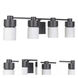 Neighborhood District 4 Light 31.25 inch Flat Black Vanity Light Wall Light