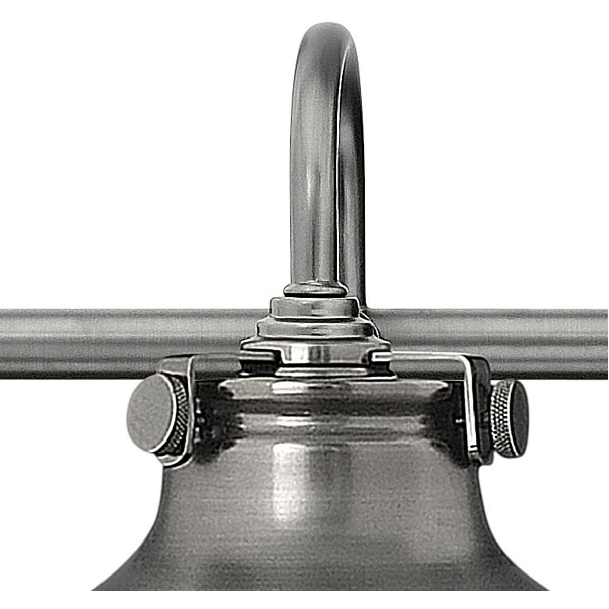 Congress 2 Light 21 inch Antique Nickel Bath Light Wall Light, Retro Glass