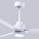 Atlas Alessandra-LK 42 inch Matte White Indoor/Outdoor Ceiling Fan