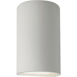 Ambiance Cylinder 1 Light 8 inch Bisque Wall Sconce Wall Light in Incandescent, Large