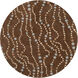 Forum 96 X 96 inch Dark Brown, Khaki, Tan, Light Gray Rug