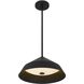 Nin LED 14 inch Sand Black Pendant Ceiling Light