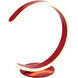 Luma 13 inch 12.00 watt Red Table Lamp Portable Light