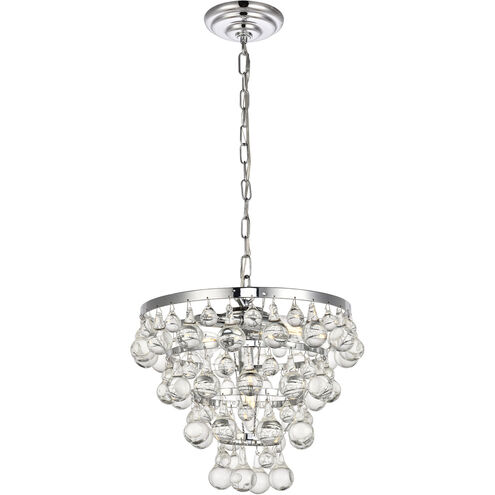 Kora 3 Light 13 inch Chrome Pendant Ceiling Light