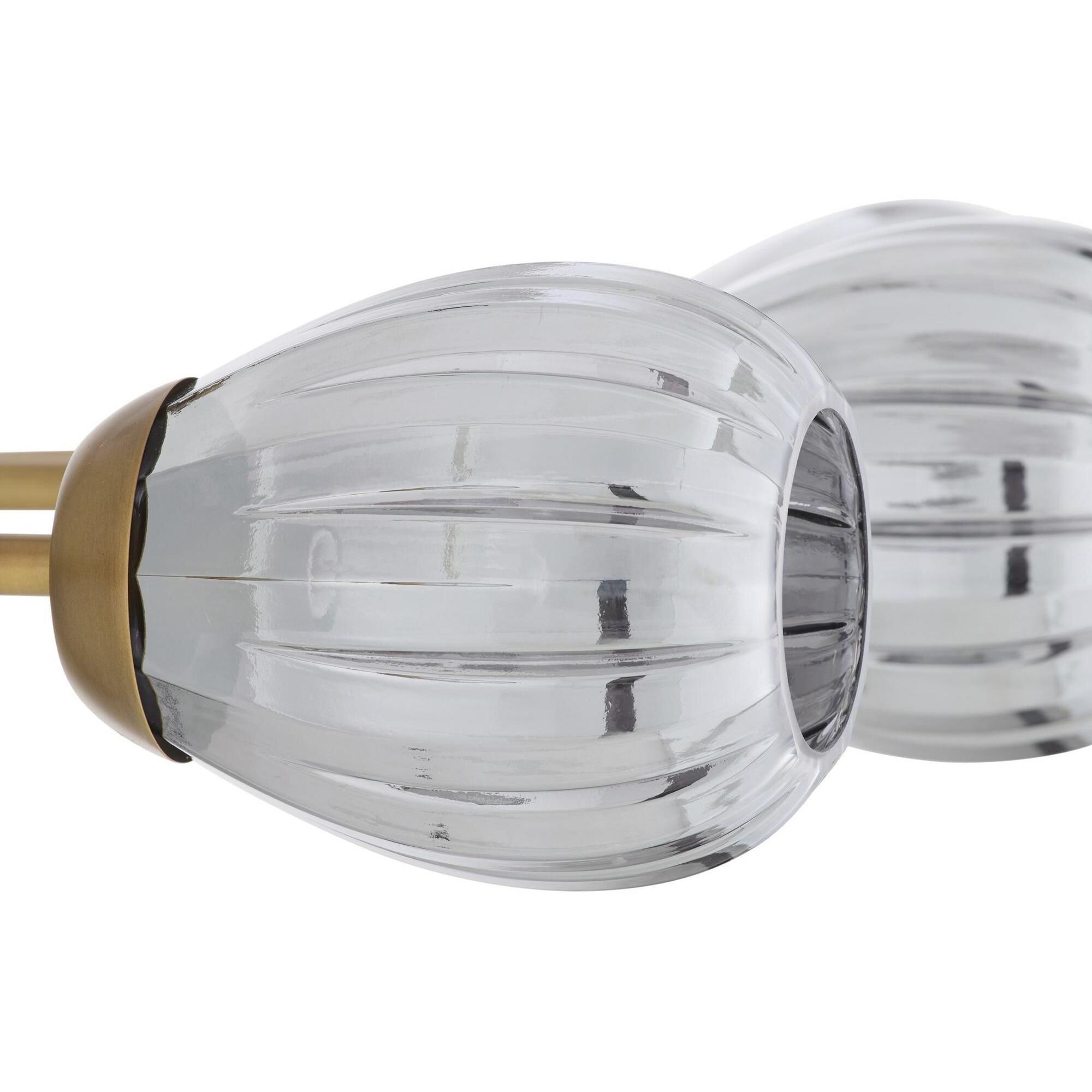 Smyth 9 Light 54 inch Antique Brass Chandelier Ceiling Light