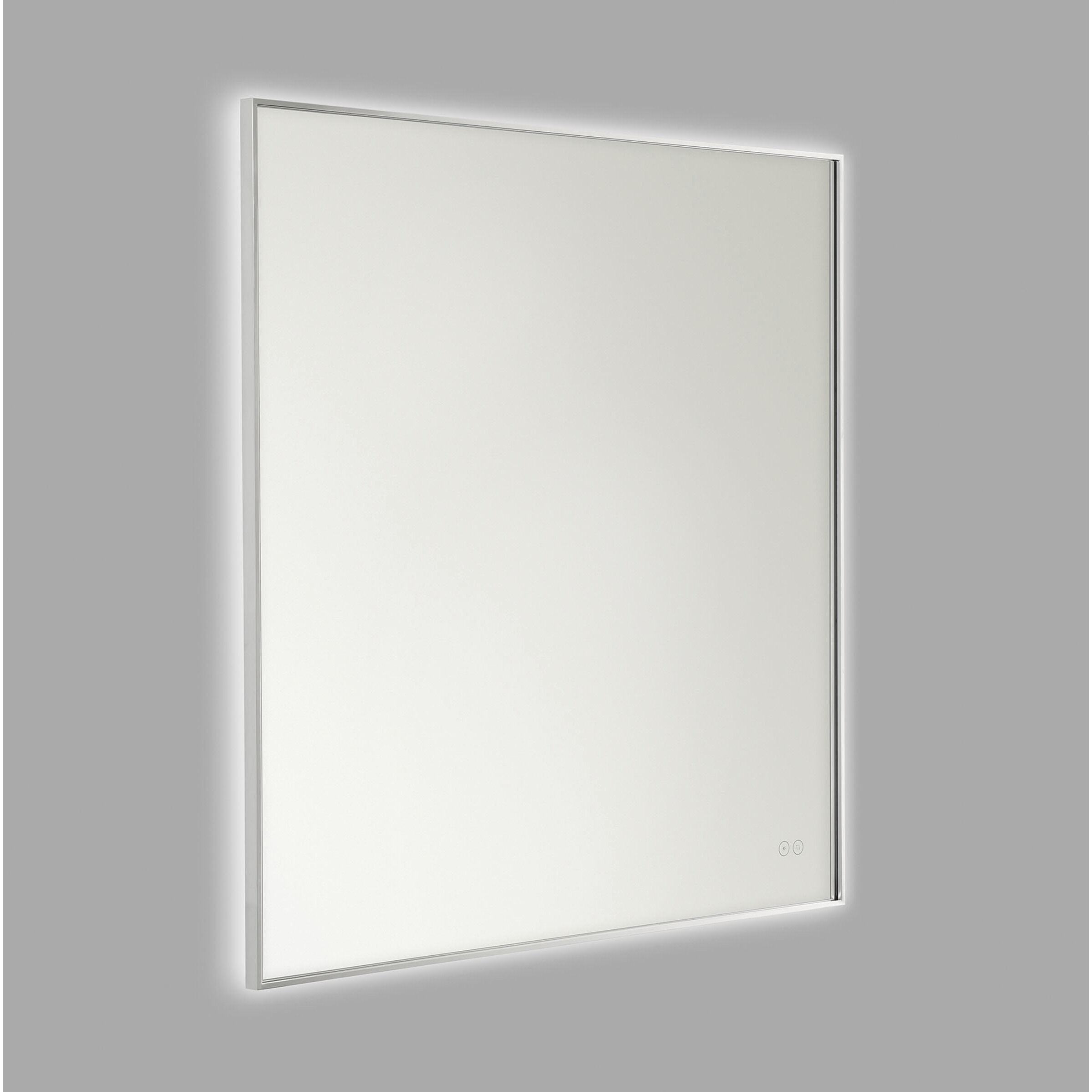 Cadre 36 X 36 inch Chrome Backlit Wall Mirror