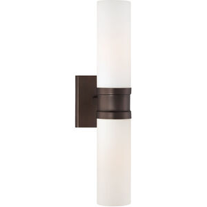 Compositions 2 Light 4 inch Copper Bronze Patina Wall Sconce Wall Light