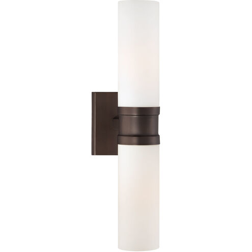 Compositions 2 Light 4 inch Copper Bronze Patina Wall Sconce Wall Light