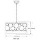 Kendall 4 Light 24 inch Matte Black Chandelier Ceiling Light