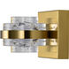 Milano Series Sconce Wall Light in Antique Brass, Artisan Collection