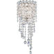Chantant 2 Light 6 inch Polished Stainless Steel Wall Sconce Wall Light in Radiance