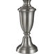 Signature 31.5 inch 150 watt Brushed Steel Table Lamp Portable Light