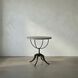 Wine 30 X 30 inch Vintage Grey Accent Table, Adjustable