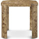 Parterre 25 X 25 inch Toffee Side Table, Wooden, Perch