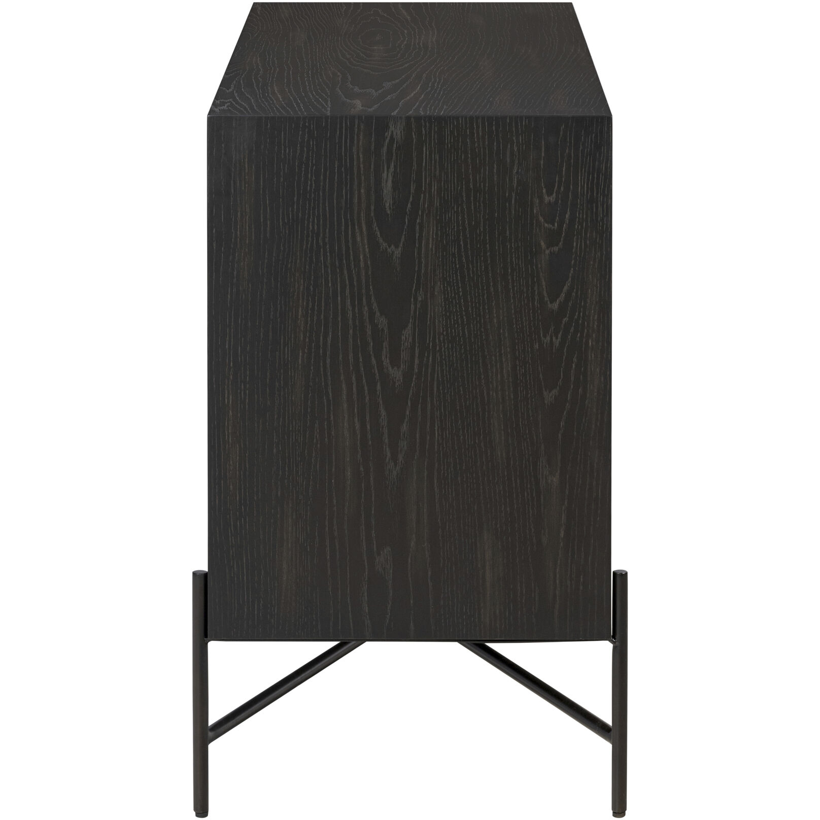 Parker 48 inch Black/Walnut/White Ashe/Cherry/Black Oak Credenza