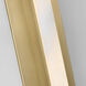 Kelly by Kelly Wearstler Linea Sconce Wall Light in Hand Rubbed Antique Brass