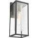 Augusta 1 Light 16 inch Matte Black Outdoor Sconce